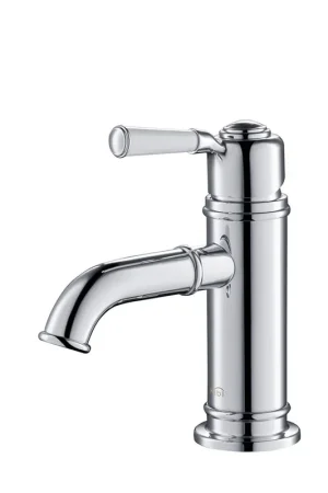 KIBI Victorian Single Handle Chrome Solid Brass Bathroom Vanity Sink Faucet Bargain