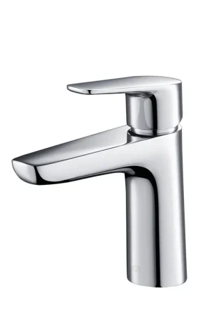 KIBI Harmony Single Handle Chrome Solid Brass Bathroom Sink Faucet Best Price