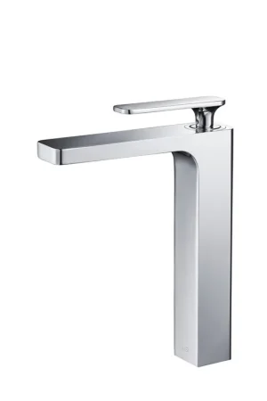 KIBI Infinity Single Handle Chrome Solid Brass Bathroom Vanity Vessel Sink Faucet Authentic
