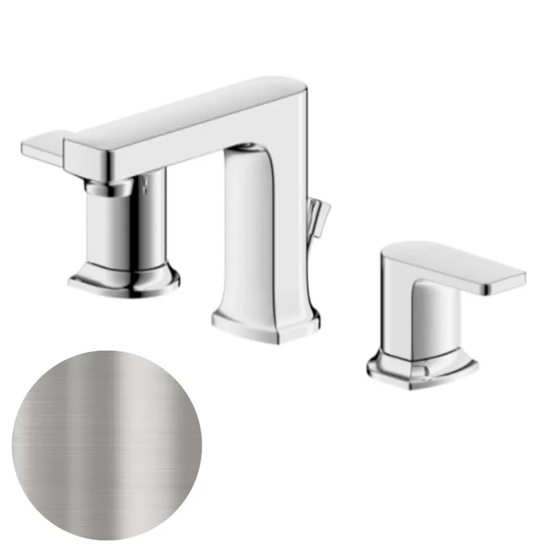 Ultra Faucets Dean Collection Two-Handle Widespread Brushed Nickel Lavatory Faucet Shop Now