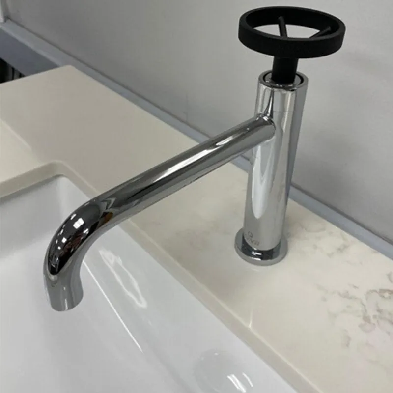 Eviva Enza Chrome Single Handle Bathroom Sink Faucet Reduced Price