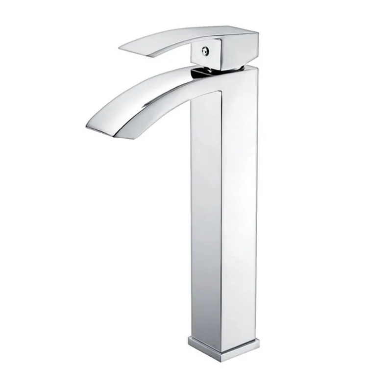 Eviva Pure Chrome Vessel Mount Single Hole One Handle Bathroom Faucet No Minimum Order