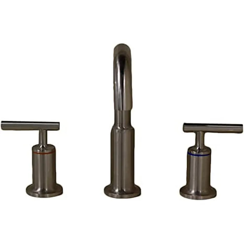 Markdown Eviva Purist Brushed Nickel Widespread Bathroom Sink Faucet