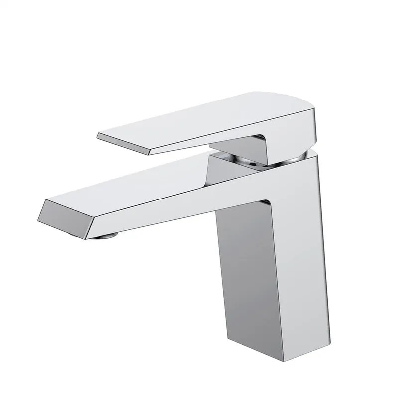 Professional Grade KubeBath Aqua Chiaro 6" Single Hole Polished Chrome Bathroom Faucet