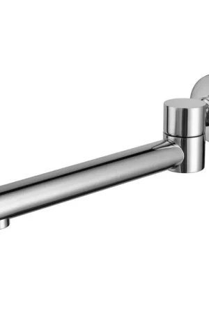 ALFI Brand AB6601-PC Polished Chrome Wall-Mounted Solid Brass Round Foldable Bathtub Spout Place Order