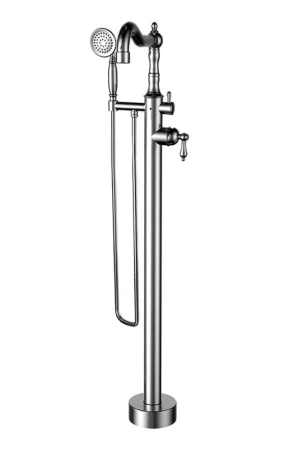 In Demand LaToscana Ornellaia Chrome Floor-Mounted Freestanding Tub Filler With Handheld Shower