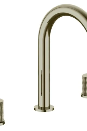 LaToscana Alessandra Brushed Nickel Roman Tub Faucet With Grip Handles In Demand