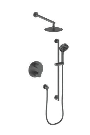 ZLINE Emerald Bay Gun Metal Thermostatic Rain Shower System Fast Shipping