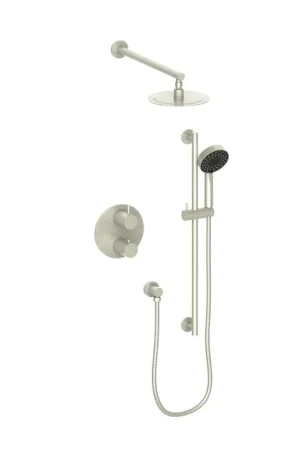 Markdown ZLINE Emerald Bay Brushed Nickel Thermostatic Rain Shower System