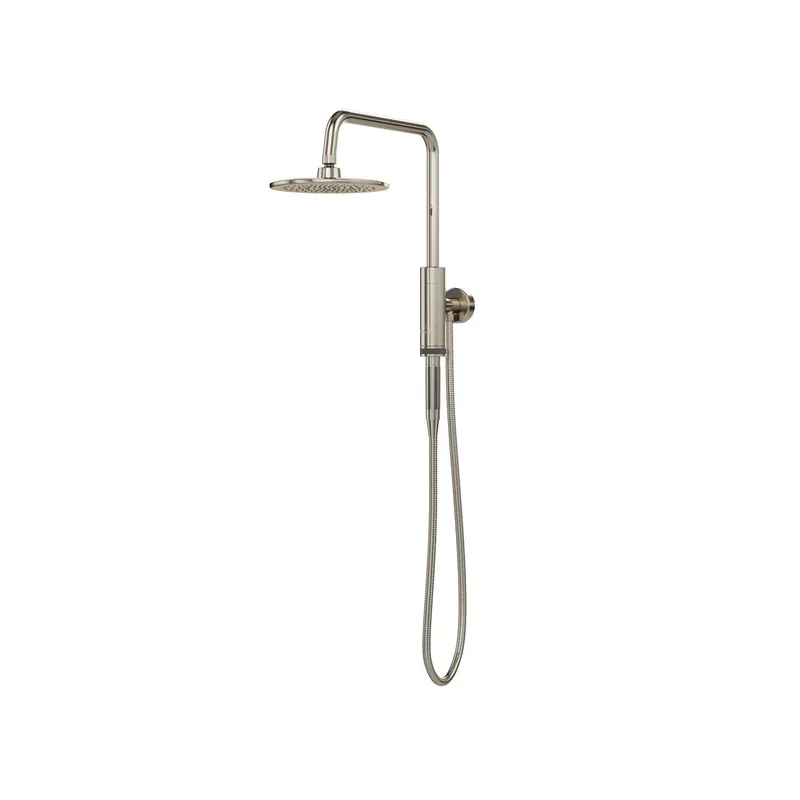 PULSE ShowerSpas Aquarius 1.8 GPM Shower System in Brushed Nickel Finish With Rain Shower Head and Single Function Hand Shower Free Shipping