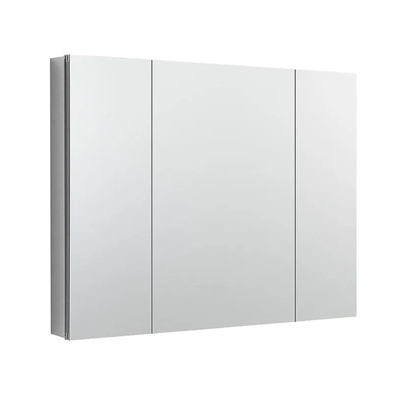 Aquadom Royale 40" x 30" Rectangle Recessed or Surface Mount Tri-View Bathroom Medicine Cabinet High Quality