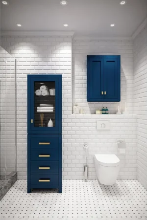 In Demand Water Creation Madison Wall Cabinet In Monarch Blue