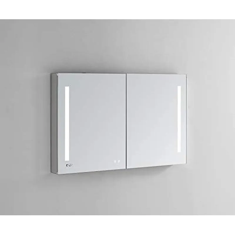 Save Now Aquadom Signature Royale Bi-View 48" x 30" Rectangular Medicine Cabinet With Lighting, Defogger, Integrated LED 3X Magnifying Mirror And Electrical Outlet with USB