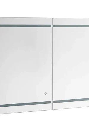Aquadom Royale Plus 40" x 36" Rectangle Recessed or Surface Mount Bi-View LED Lighted Bathroom Medicine Cabinet With Defogger, Electrical Outlet, Magnifying Mirror Limited Offer