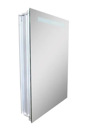 Bellaterra Home 20" x 28" Rectangular LED Illuminated Frameless Wall-Mounted Medicine Cabinet Mirror Editor’s Pick