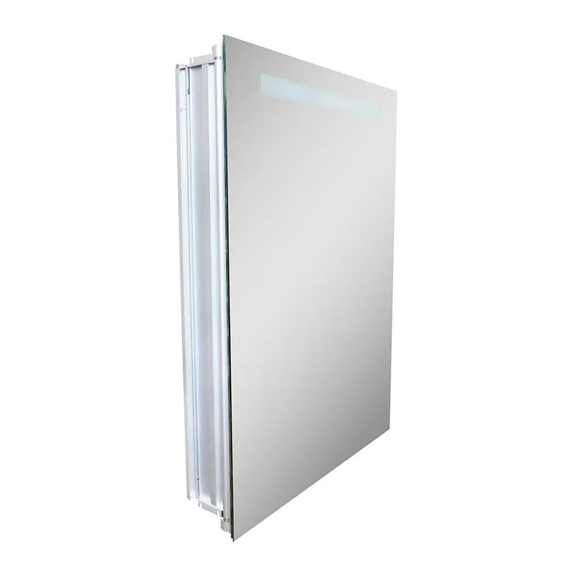 Bellaterra Home 20" x 28" Rectangular LED Illuminated Frameless Wall-Mounted Medicine Cabinet Mirror Editor’s Pick
