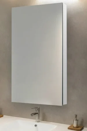 Aquadom Royale 24" x 40" Rectangular Left-Hinged Recessed or Surface Mount Medicine Cabinet With LED Lighting, Touch Screen Button, Defogger Free Returns
