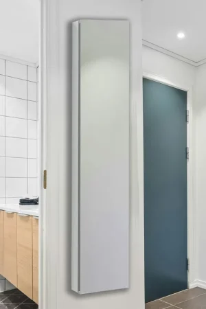 Price Cut Aquadom Royale 15" x 70" Rectangular Left-Hinged Recessed or Surface Mount Medicine Cabinet With LED Lighting, Touch Screen Button, Defogger