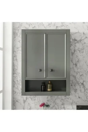 Legion Furniture 24" Pewter Green Medicine Cabinet Fast Shipping