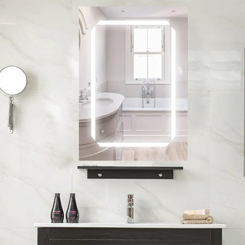 Vanity Art 25" W x 20" H LED Lighted Bathroom Wall Mounted Vanity Mirror With Medicine Wooden Cabinet High Quality