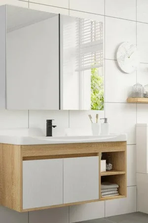 Costway 24" Wide Wall Mount Mirrored Medicine Storage Cabinet Buy Today