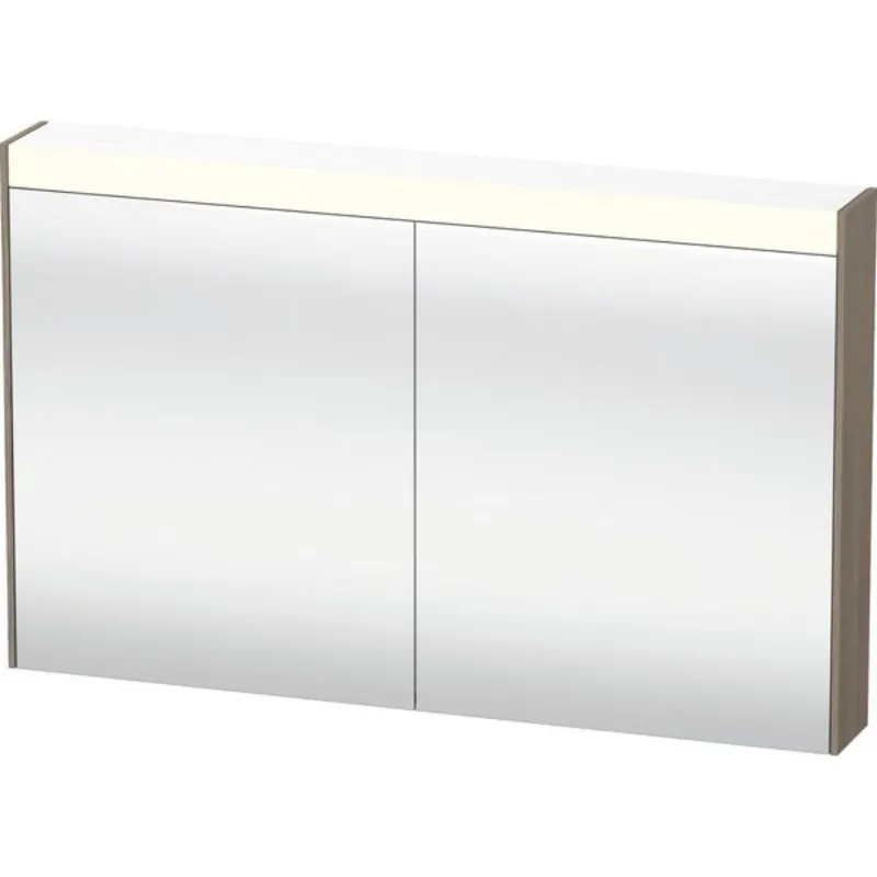 Duravit Brioso 48" x 30" x 6" Mirror Cabinet With Lighting Oak Terra Budget