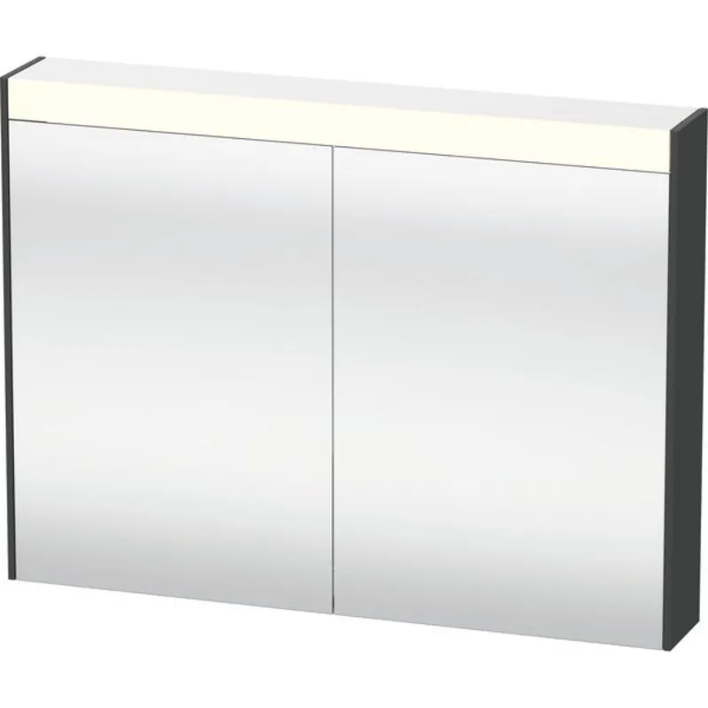 Duravit Brioso 32" x 30" x 6" Mirror Cabinet With Lighting Graphite Matt Seasonal Sale