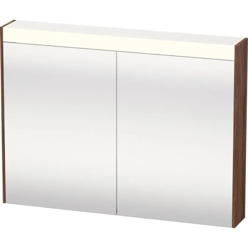 Duravit Brioso 32" x 30" x 6" Mirror Cabinet With Lighting Walnut Dark Free Shipping