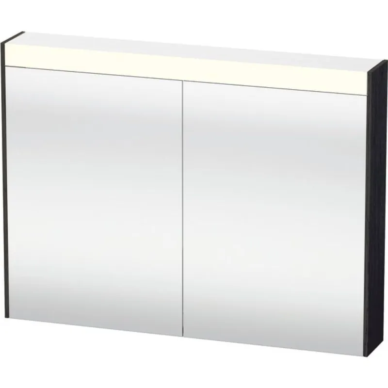Cheap Duravit Brioso 32" x 30" x 6" Mirror Cabinet With Lighting Black Oak
