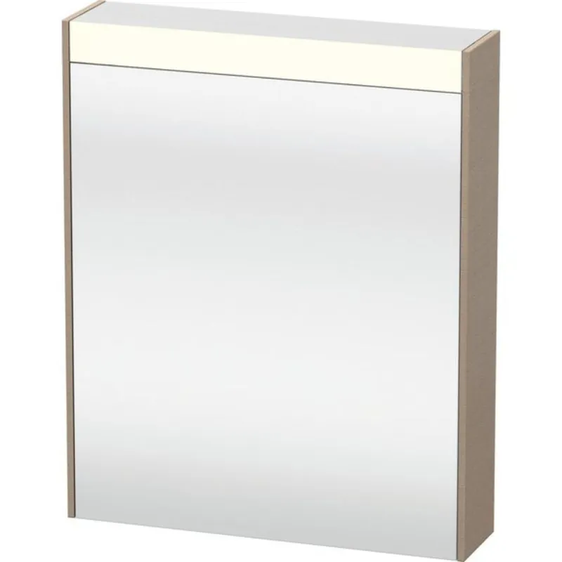 Free Returns Duravit Brioso 24" x 30" x 6" Mirror With Right Hinge Cabinet and Lighting Linen