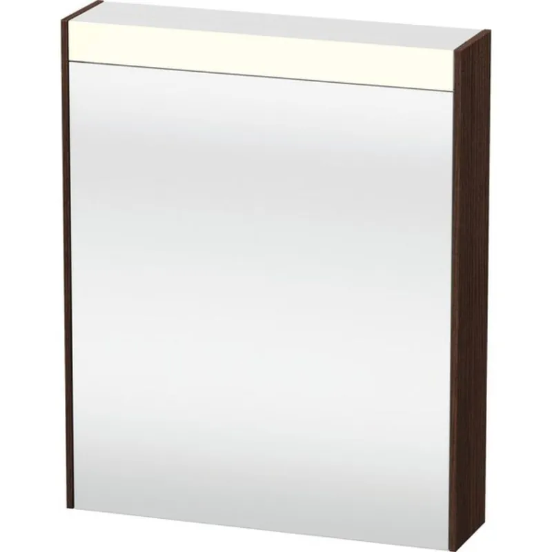 Duravit Brioso 24" x 30" x 6" Mirror With Right Hinge Cabinet and Lighting Chestnut Dark Order Now