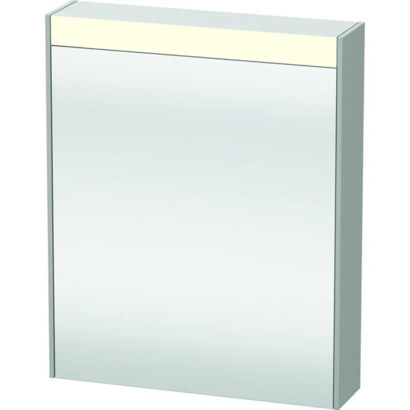 Duravit Brioso 24" x 30" x 6" Mirror With Left Hinge Cabinet and Lighting Concrete Grey Matt Super Sale