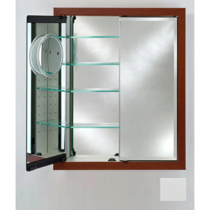 Afina Signature 31" x 36" Arlington White Recessed Double Door Medicine Cabinet With Beveled Edge Mirror Hot Deal