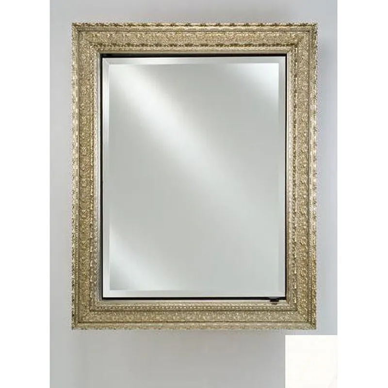 Afina Signature 24" x 30" Arlington White Recessed Reversible Hinged Single Door Medicine Cabinet With Beveled Edge Mirror Top Pick