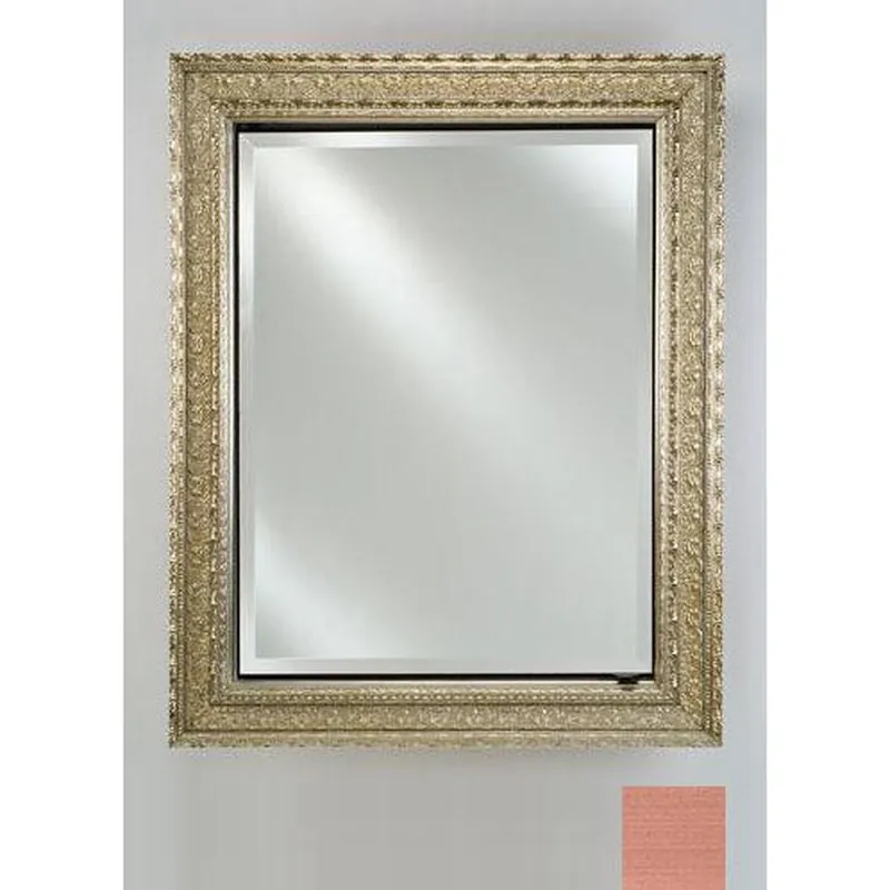Original Afina Signature 20" x 30" Soho Brushed Bronze Recessed Reversible Hinged Single Door Medicine Cabinet With Beveled Edge Mirror