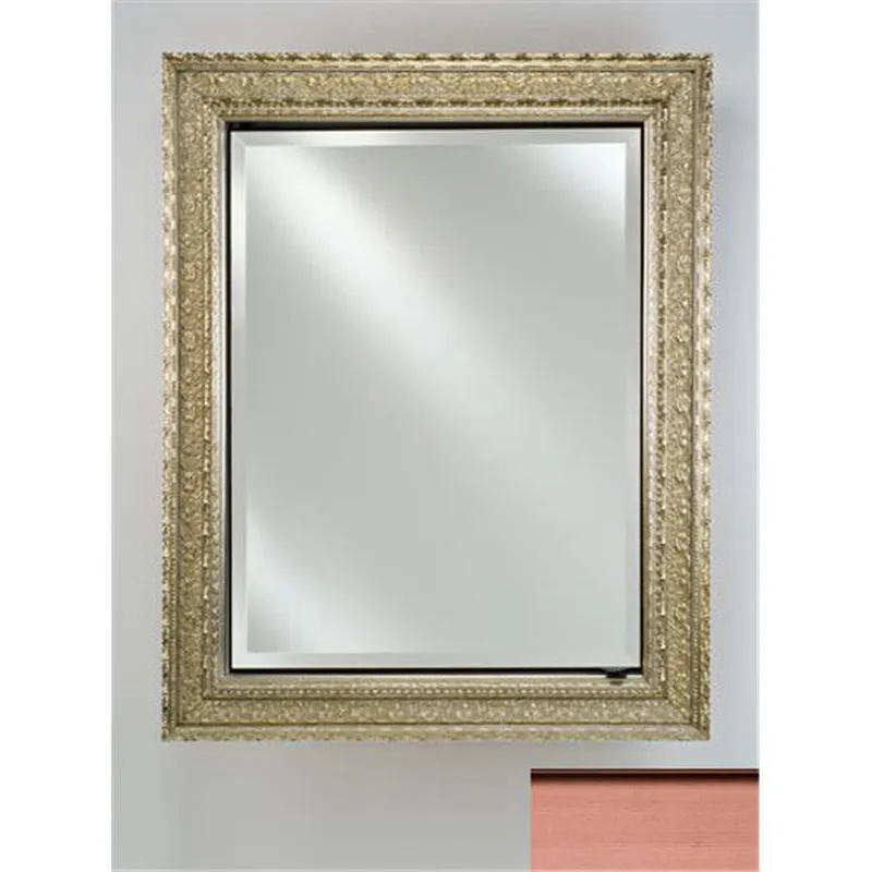 Afina Signature 17" x 26" Soho Brushed Bronze Recessed Reversible Hinged Single Door Medicine Cabinet With Beveled Edge Mirror Time-Limited