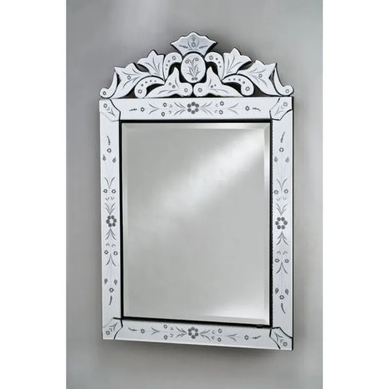 Afina Radiance 26" x 39" Venetian Single Door Traditional Recessed Right Hinged Medicine Cabinet Latest