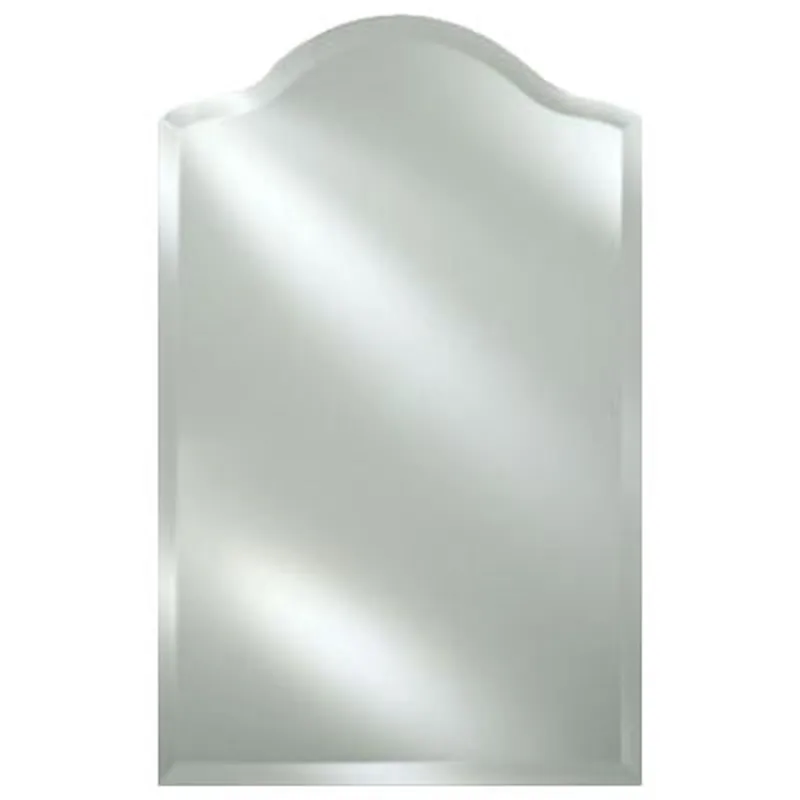 Afina Scallop Top 20" x 30" Recessed Right Hinged Single Door Medicine Cabinet With Beveled Edge Mirror Luxury