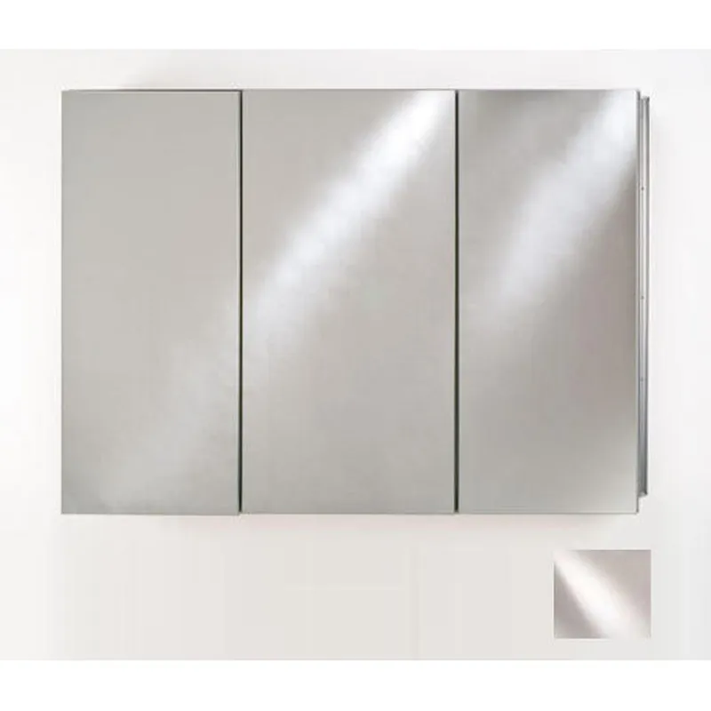 Worldwide Shipping Afina Broadway 36" x 30" Recessed Triple Door Beveled Edge Medicine Cabinet