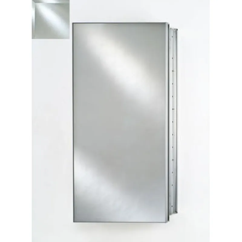 Weekend Sale Afina Broadway 15" x 25" Recessed Reversible Hinged Single Door Beveled Edge Medicine Cabinet