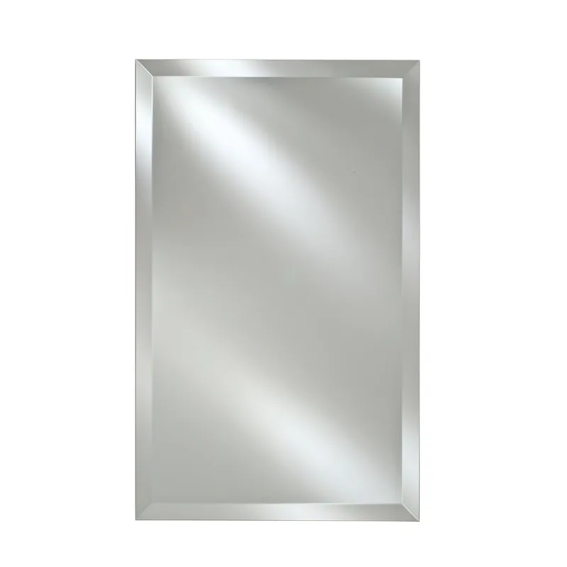 Afina Basix 16" x 26" Frameless Beveled Recessed Left Or Right Hinged Single Door Medicine Cabinet Buy Online