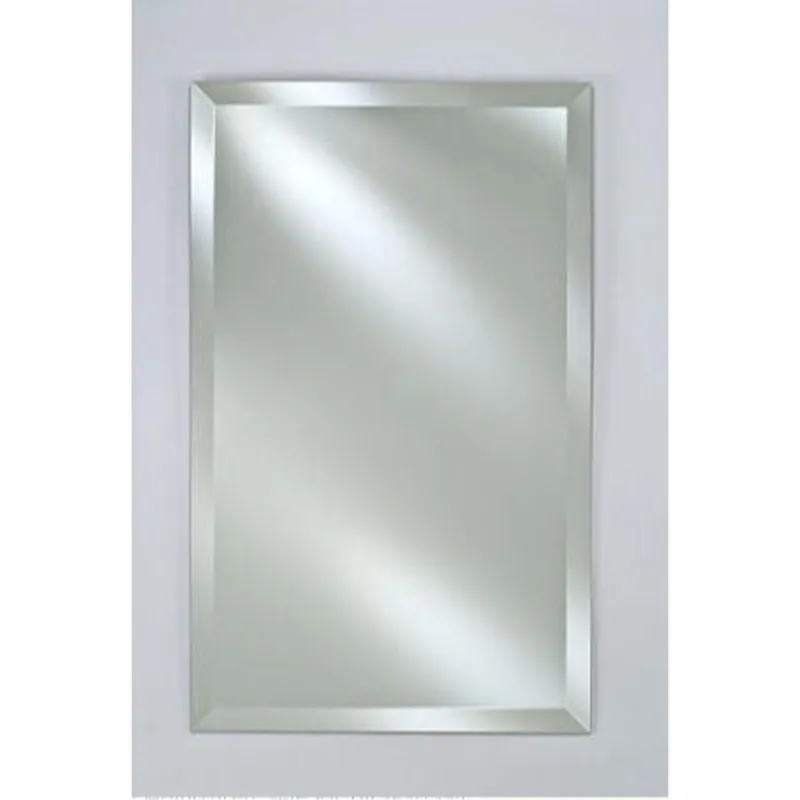 Afina Basix 16" x 22" Frameless Beveled Recessed Left Or Right Hinged Single Door Medicine Cabinet Mega Sale