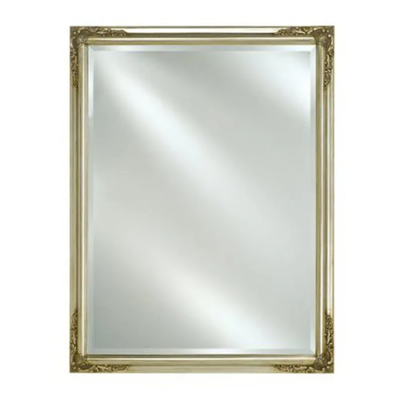 Afina Basix Plus 20" x 26" Antique Silver Recessed Left Or Right Hinged Single Door Beveled Mirror Medicine Cabinet Holiday Sale