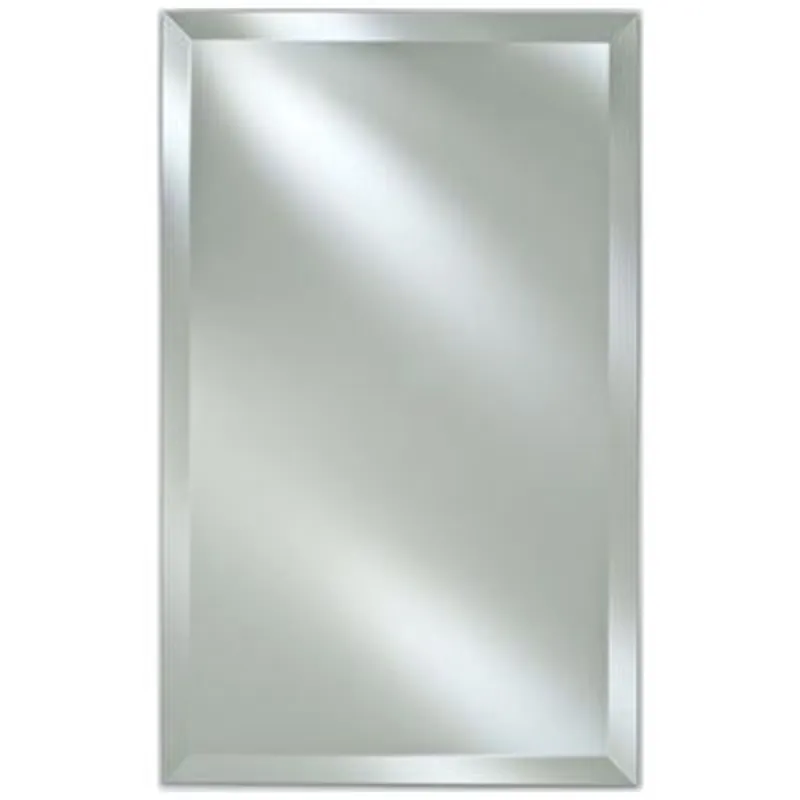 Afina Basix 24" x 30" Frameless Beveled Recessed Left Or Right Hinged Single Door Medicine Cabinet Free Returns