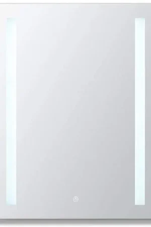 Bulk Order Aquadom Royale Basic 24" x 30" Single View Rectangle Right Hinged Recessed or Surface Mount Medicine Cabinet With LED Lighting, Touch Screen Button, Dimmer
