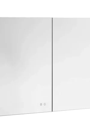 Latest Aquadom Signature Royale Bi-View 48" x 40" Rectangular Medicine Cabinet With Lighting, Defogger, Integrated LED 3X Magnifying Mirror And Electrical Outlet with USB