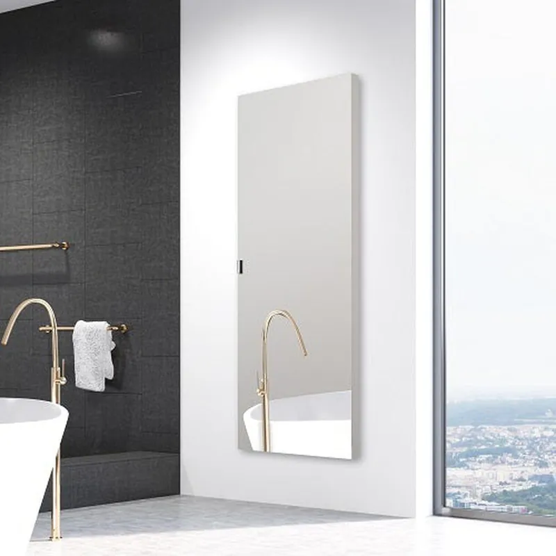 Sidler Tall 23" x 60" x 6" Full Length Right Hinged Mirror Door Anodized Aluminum Medicine Cabinet Today Only