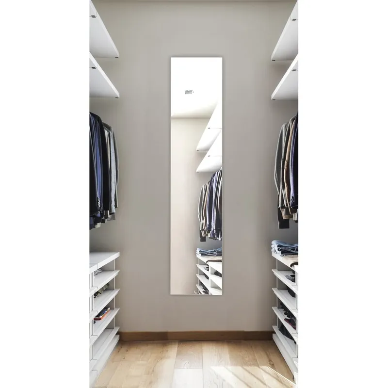 Sidler Tall 15" x 60" x 6" Full Length Left Hinged Mirror Door Anodized Aluminum Medicine Cabinet Price Drop