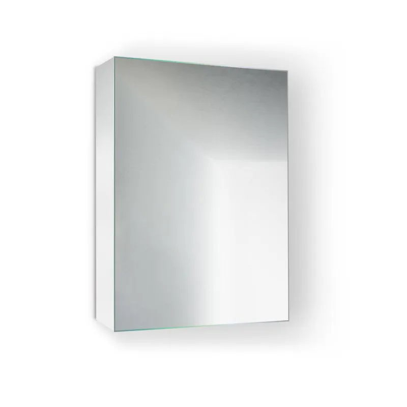 Krugg Reflections Plaza 20" x 30" Single Left Opening Rectangular Recessed/Surface-Mount Medicine Cabinet Mirror With Three Adjustable Shelves Shop Now