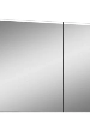 Lighted Impressions Vienna 32" x 28" Rectangular Framed Wall-Mounted LED Mirror Cabinet With IR Sensor, Glass Shelves & Bluetooth Speaker Sale